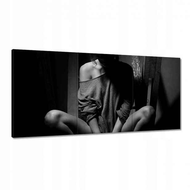 Obrazy 120x60 Černobílé fotografie kočky
