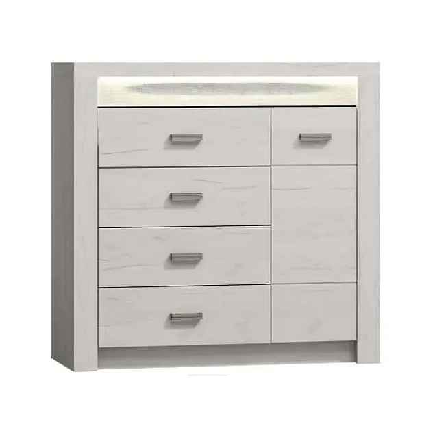 Casarredo Komoda INDIANAPOLIS I-17 jasan bílý