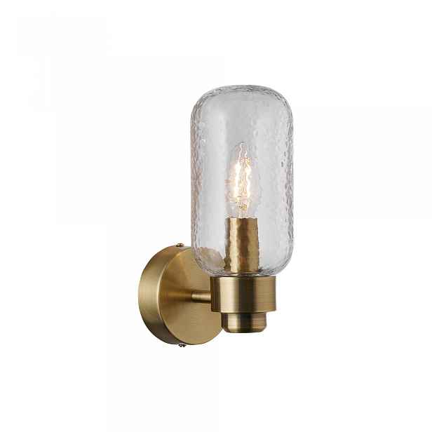 Nástěnné svítidlo mosazné 25W IP44 Moderní Tutan Nordlux 23cm
