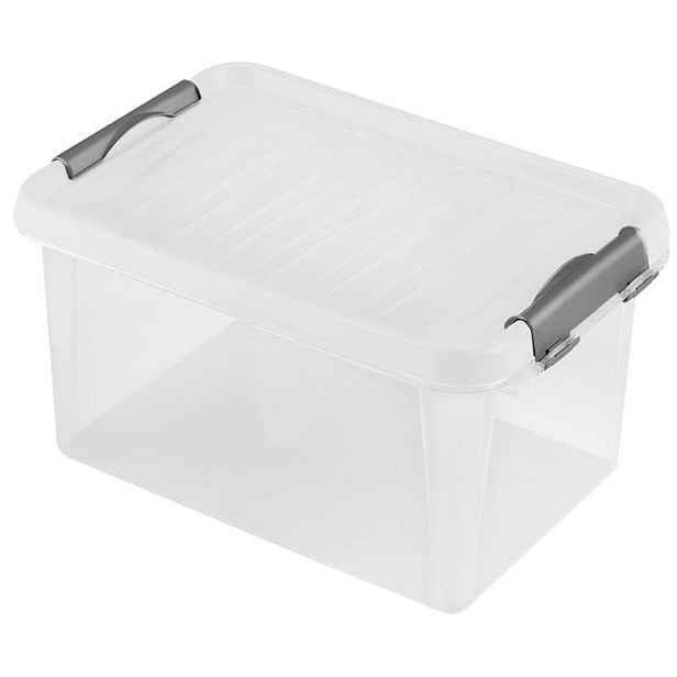 Plastový úložný box s víkem HEIDRUN Clip box 8l Varianta: FUCHSIOVA