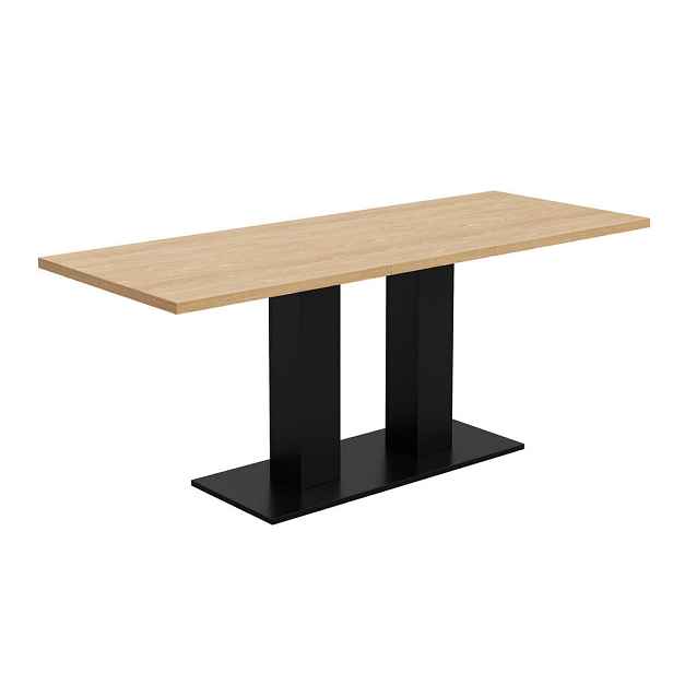 Redom JÍDELNÍ stůl 140/180/70 cm s rozkládací funkcí a deskou 30 mm, Přírodní