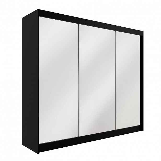 ALTDECOR ŠATNÍ SKŘÍŇ AMOHA – 250 cm – černá