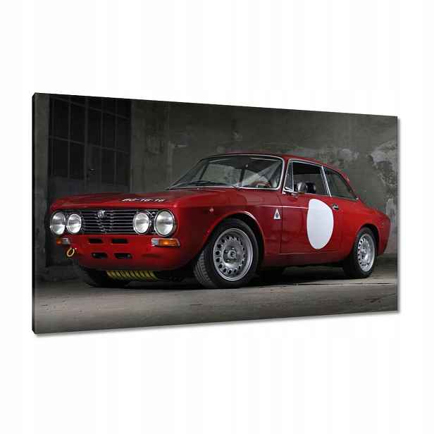 Obrazy 120x70 Červená Alfa Romeo