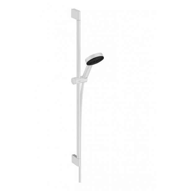 Sprchový set Hansgrohe Pulsify Select na stěnu matná bílá 24171700