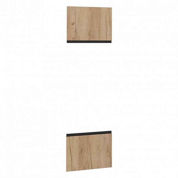 Vicco KUCHYŇSKÁ DVÍŘKA R-Line Zlatý mocný dub 59.6 x 88.4 cm nábytková čela pro skříň pro mikrovlnnou troubu