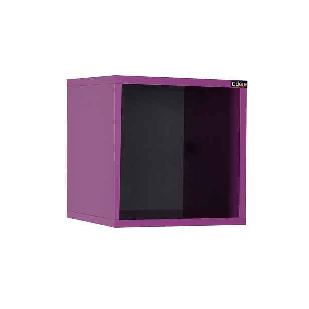 Kalune Design Nástěnná polička RAF 33x33 cm fialová