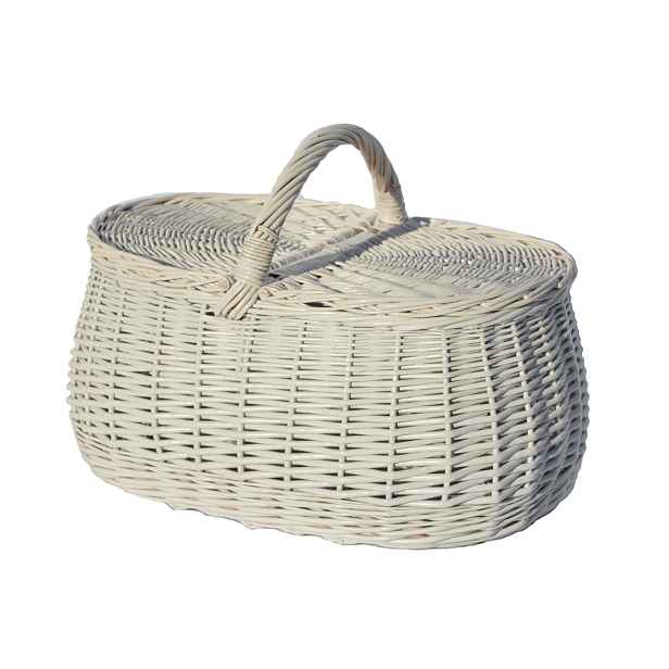 Proutěný piknikový koš 43 cm Velký