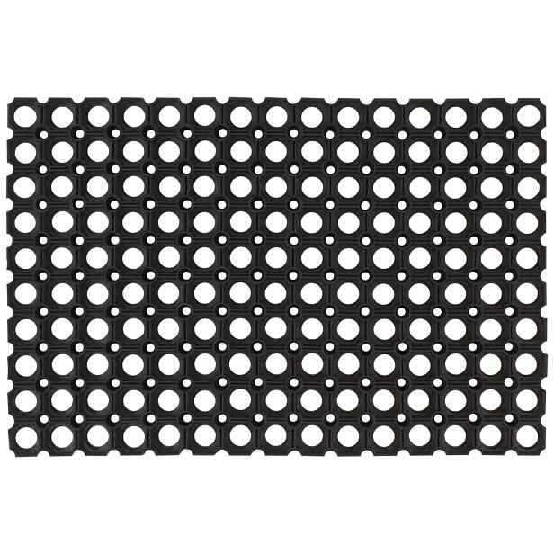 vidaXL Gumové rohože 5 ks 16 mm 40 x 60 cm