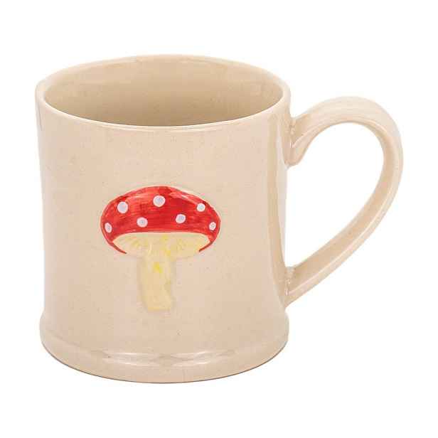 Béžový keramický hrnek Mushroom – Sass & Belle
