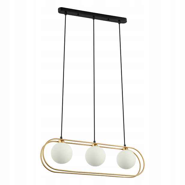 Italux Lustr Grosetta Zlatý 3xG9 Moderní závěsná lampa