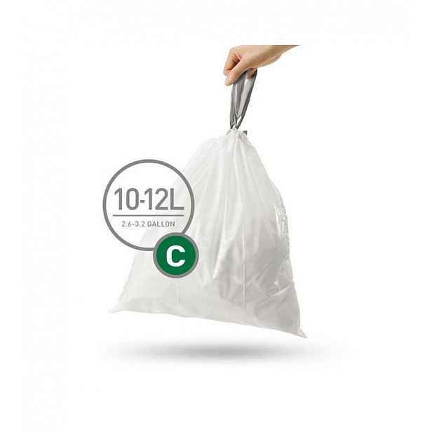 Simplehuman - Sáčky do odpadkového koše 10-12 l, typ C, 20 ks CW0162