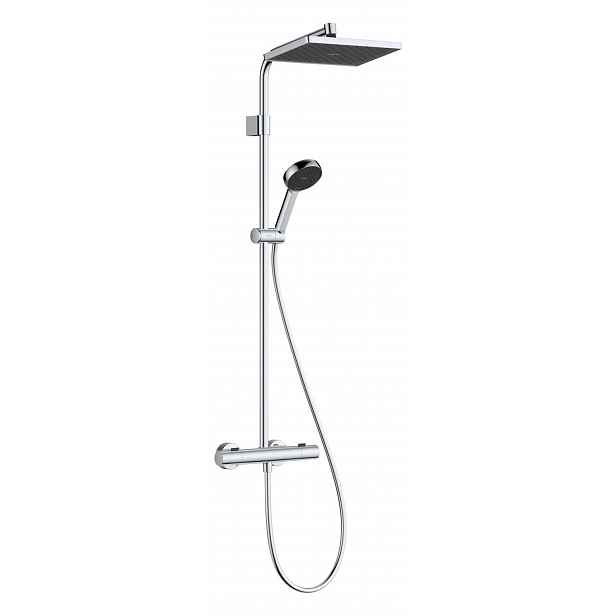 Hansgrohe Activera Q - Sprchový set s termostatem, 29x18 cm, 2 proudy, EcoSmart, chrom 28748000