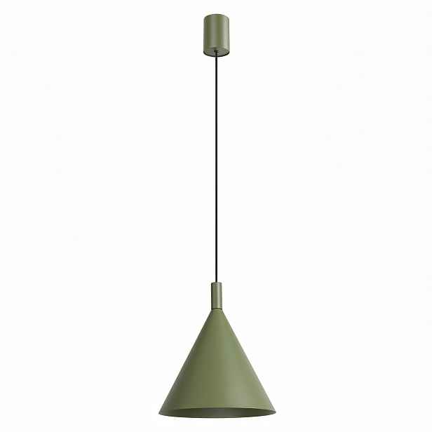 Závěsná lampa Nox 25 zelená olivová Stropní osvětlení loft velké Sollux