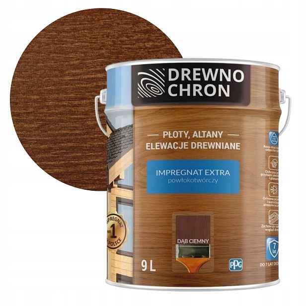 Drewnochron Impregnát Extra 9L Dub tmavý