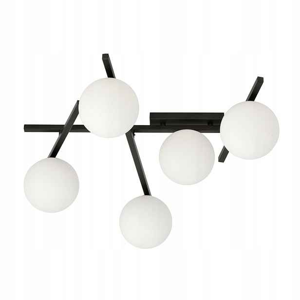Lustr Emibig Smart 5xE14 10W Černý/Bílý Moderní design