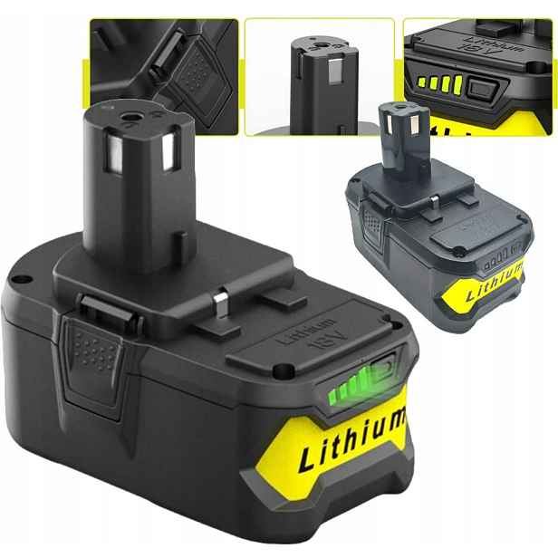 2X 18V 6.0AH Vyměňte vysokokapacitní lithiovou baterii s Led Indikátorem