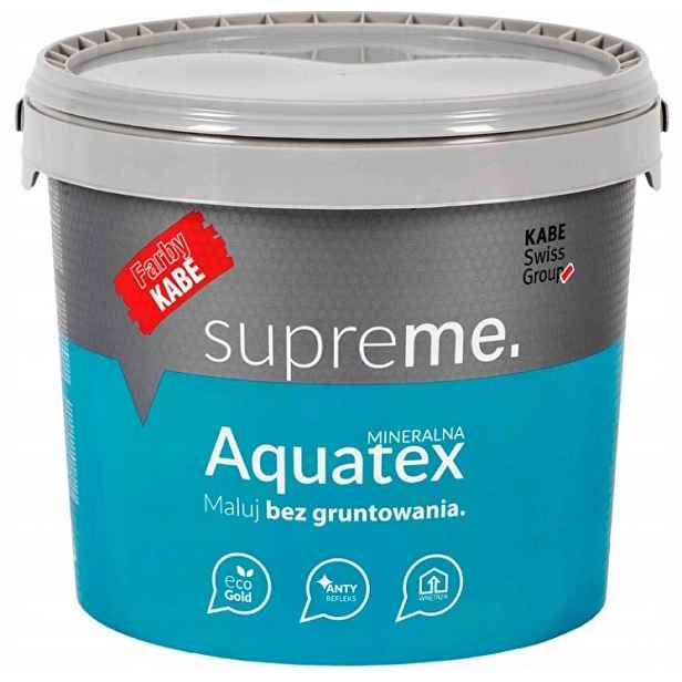 Barva Dispresivně Křemičitá Barva Kabe Aquatex 10 L Bílá Matná