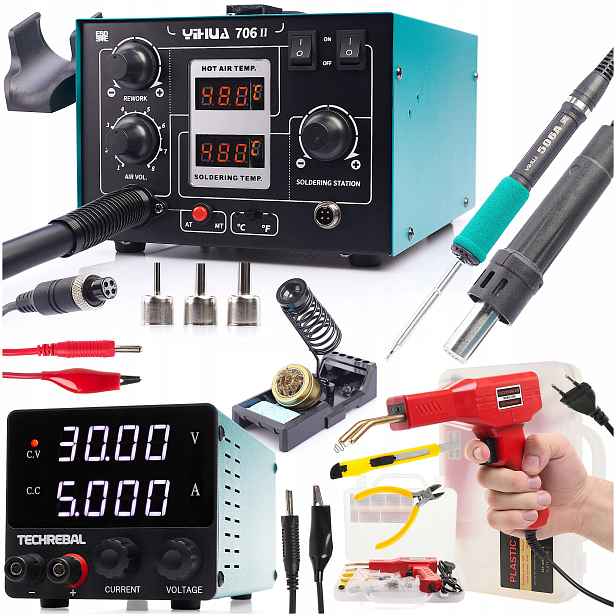 Sada Techrebal SPS-F305, Yihua 706 II 2v1, sešívačka H50