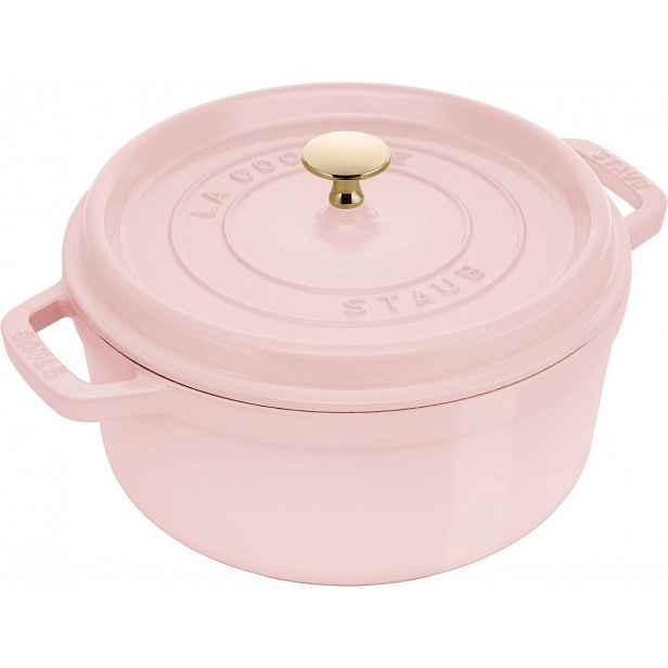 Staub La Cocotte hrnec hrnec kulatý 2,6 L růžový Sorbet Rose