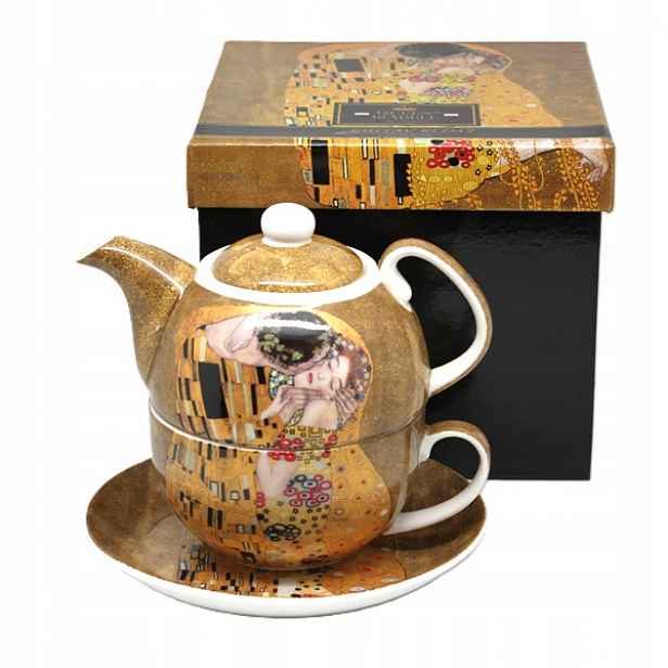 Tea for One – Sada šálek 260 Ml s konvičkou 350 ml Gustav Klimt