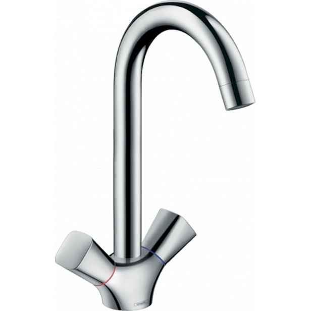 Dřezová baterie Hansgrohe Logis M31 s otočným raménkem chrom 71280000