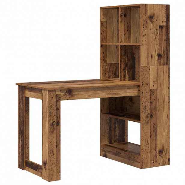 vidaXL Stůl Staré dřevo Kompozitní dřevo 122 x 67 x 145 cm