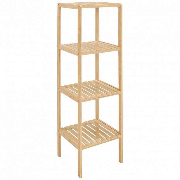 Carryhome REGÁL, přírodní barvy, bambus, 34/110/33 cm