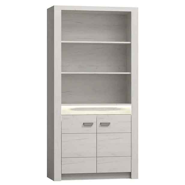 Casarredo Regál INDIANAPOLIS I-5 jasan bílý