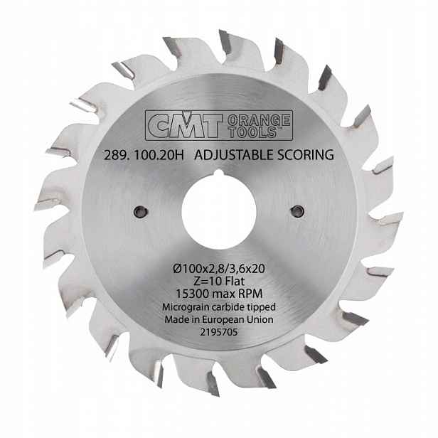 Cmt Skládací podřezávač 100x22x10+10Z 2.8 3.6 mm