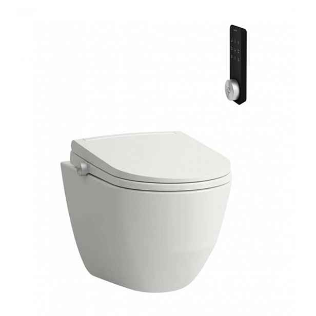 Laufen Cleanet Pro - Elektronický bidet s keramikou, závěsný, Rimless, SoftClose, bílá H601890000S002