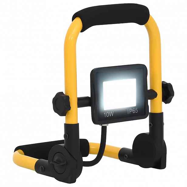 vidaXL LED reflektor s rukojetí 10 W studené bílé světlo
