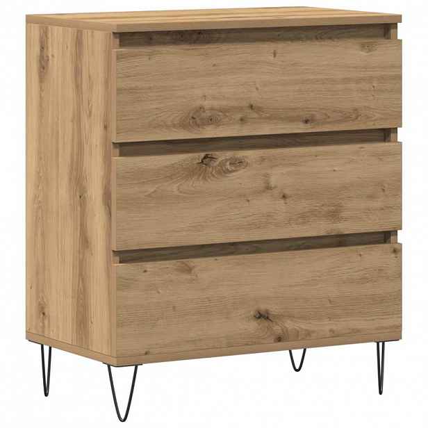 vidaXL Servírovací skříň Artisanový dub 60 x 35 x 70 cm