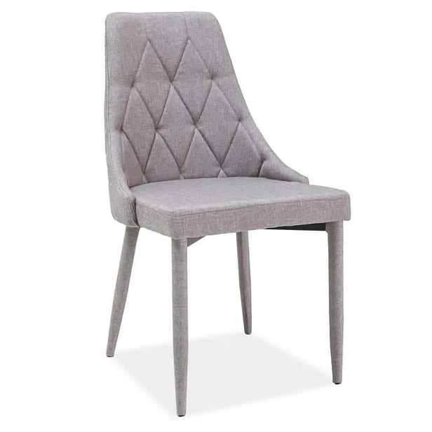 Casarredo Jídelní čalouněná židle TRIX šedá