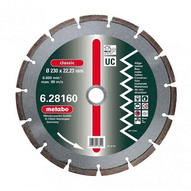 Metabo - Diamantový řezný kotouč na stavební materiály 125x22,23 mm 628157000