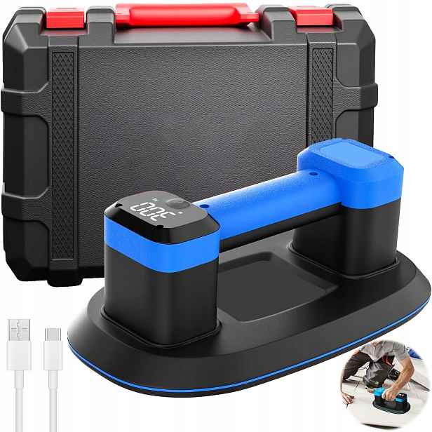 Přísavka Držák Na Dlaždice Glazury Skel Nosnost 300 Kg 3600 Mah