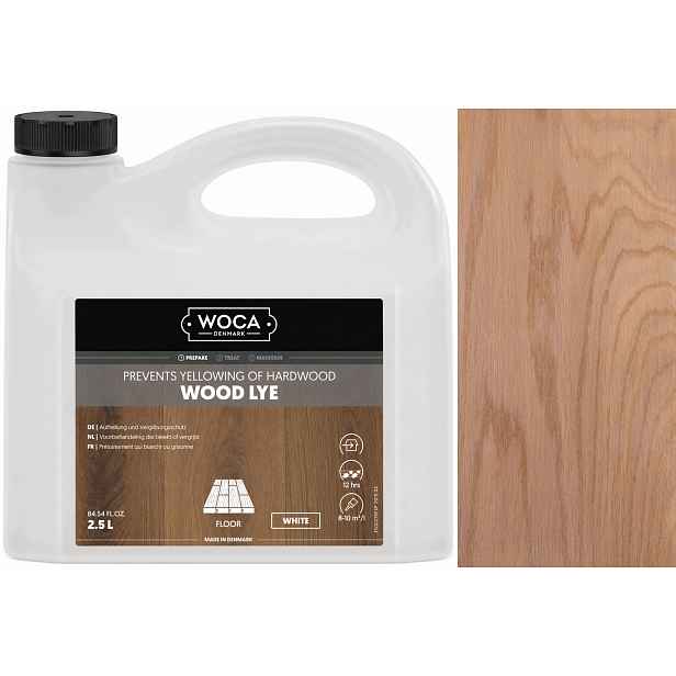 Woca Wood Lye White 2,5L bílý louh na dřevo, podklad pod olej, vosk a lak