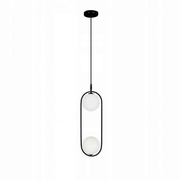 Závěsná lampa dvě koule Módní lustr Převis dvojitý 2xG9 Cordel Candellux