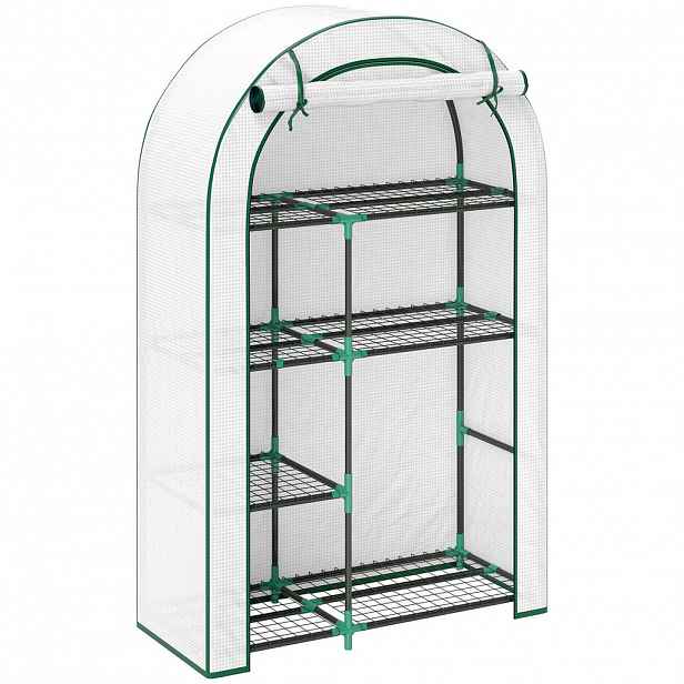 Outsunny SKLENÍK, 100L x 45Š x 160V cm