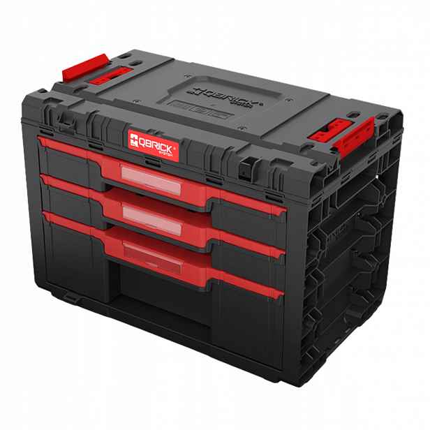 Qbrick System Prime DRAWER3 Toolbox Basic Kufr na nářadí se zásuvkami