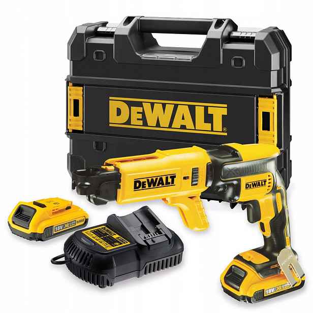 Akumulátorový aku šroubovák pro desky G-k DeWalt [DCF620D2K-QW] 18V Xr, 2x2,0Ah