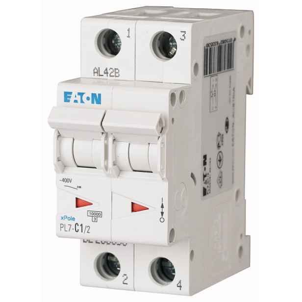 Jistič Eaton PL7-C1/2 10 kA C 1 A
