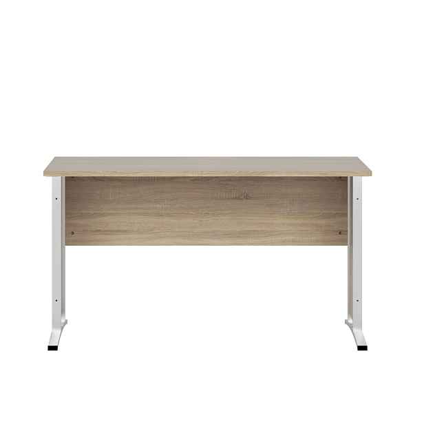 KARPIO psací stůl BIU 140, dub sonoma/kovové nohy