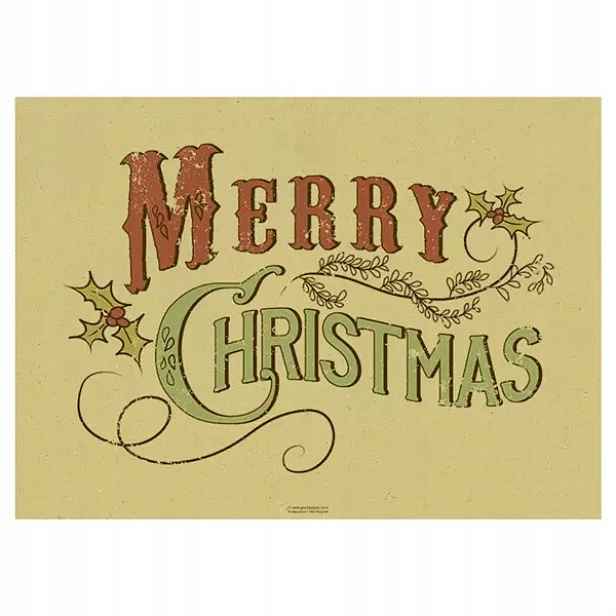 Papírové podložky „Vintage Christmas“ 31 x 43 cm 250 ks