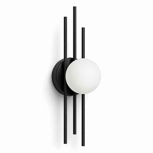 Sol nástěnné svítidlo 52 cm geometrické Led moderní dekorativní černé