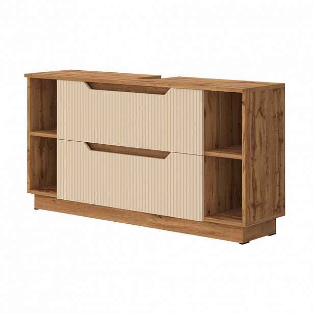 Vicco DOLNÍ SKŘÍŇKA POD DŘEZ Lotta Kašmír 119.2 x 62.5 cm se 2 zásuvkami