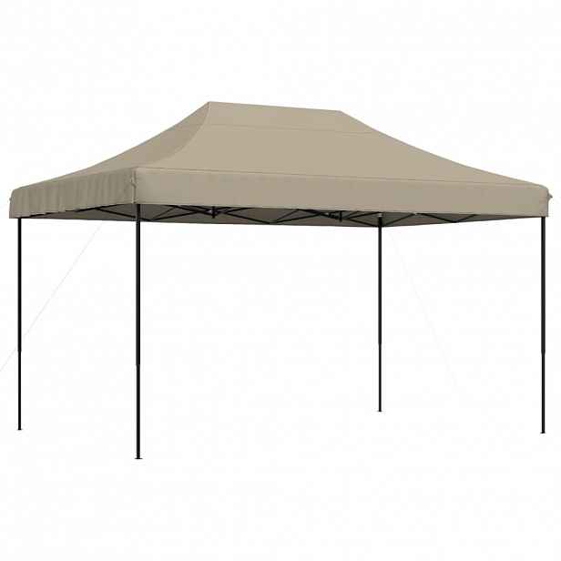 vidaXL Skládací party stan pop-up taupe 440 x 292 x 315 cm
