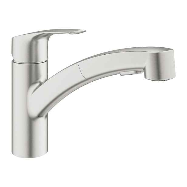Baterie dřezová stojánková Grohe Eurosmart SuperSteel 30305DC1
