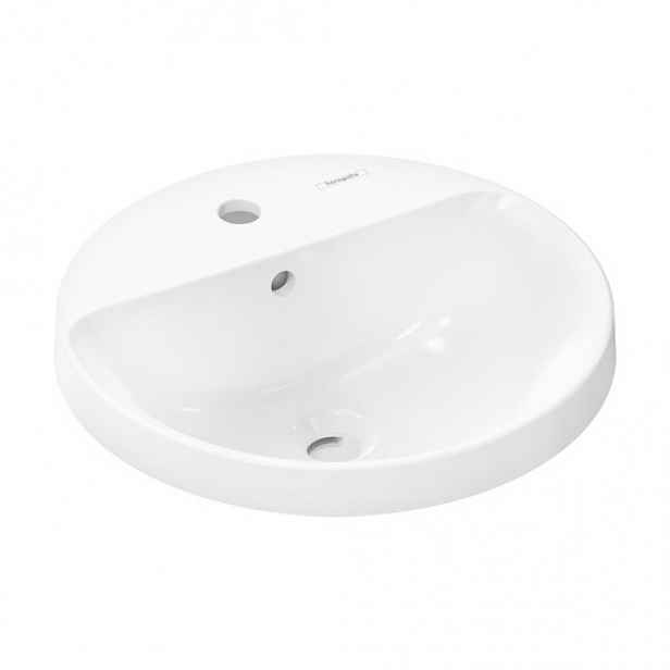 Hansgrohe Xuniva S zápustné umyvadlo 45x45 cm otvor pro baterii uprostřed 60159450