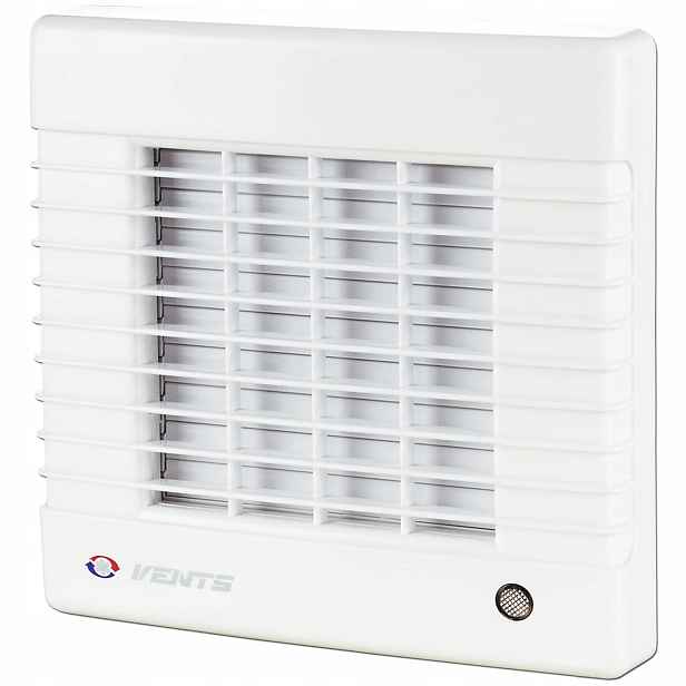 Koupelnový ventilátor Vents Fi 100 mm s časovačem Automatická žaluzie
