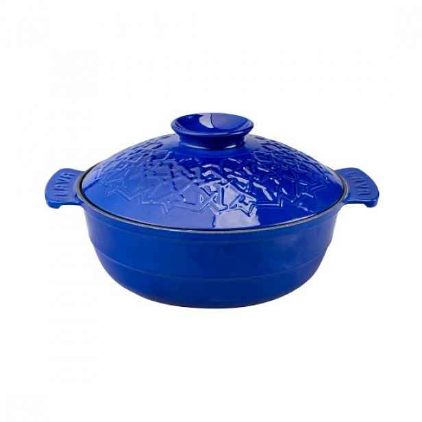 Rendlík, litina, 26 cm / 4,35 L, "Anatolia", Majolica Blue - LAVA